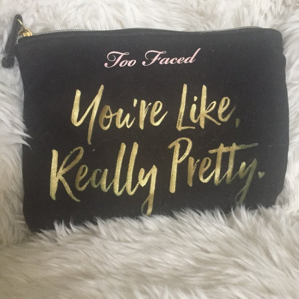 ❌SOLD!❌LIMITED EDITION Too Faced Makeup Bag
